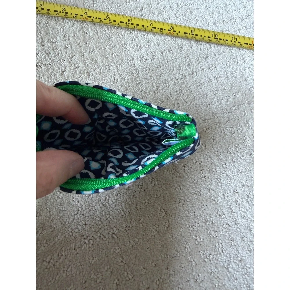 Vera Bradley Coin Purse Women OS Green Excellent Quilted Cupcakes Green Boho